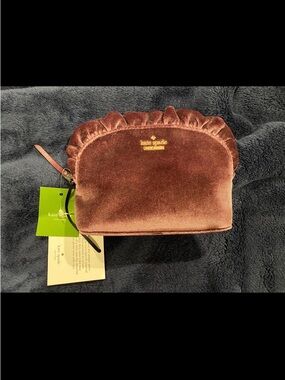 Kate Spade Deep Plum Velvet Mini Marcy Bag